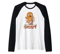 Oh Snap Biscotto di Pan di Zenzero Maglia con Maniche Raglan