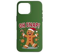 Oh Snap Funny Gingerbread Custodia per iPhone 16 Pro Max