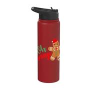 Oh Snap Gingerbread Man - Biscotto natalizio divertente per bambini e adulti Stainless Steel Insulated Water Bottle