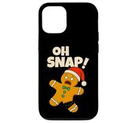 Oh Snap Gingerbread Man Funny Christmas Men Women Kids Custodia per iPhone 12/12 Pro