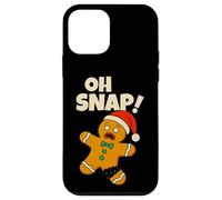 Oh Snap Gingerbread Man Funny Christmas Men Women Kids Custodia per iPhone 12 mini