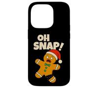 Oh Snap Gingerbread Man Funny Christmas Men Women Kids Custodia per iPhone 14 Pro