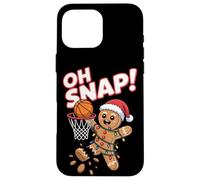 Oh Snap! Gingerbread Man Funny Xmas Basket Custodia per iPhone 16 Pro Max
