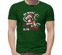 Oh What Divertente e' To Ride - T-Shirt - Cavalli Ride Natale Cavallo Natale