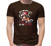 Oh What Divertente e' To Ride - T-Shirt - Cavalli Ride Natale Cavallo Natale