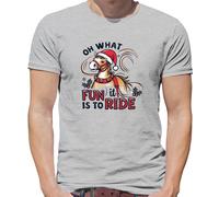 Oh What Divertente e' To Ride - T-Shirt - Cavalli Ride Natale Cavallo Natale