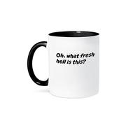 Oh What Fresh Hell Is This Tazzine Da Caffè Con Manico Tazza Colazione Eleganti Tazza Per Tè Cappuccino Cucina 330Ml
