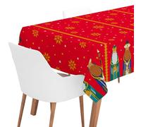 OH YEAH - 1 pezzo - Rotolo di tovaglia di carta natalizia - Stampa Re Magi - 1,2 x 5 m - Decorazione per tavolo Natale - Tovaglia rettangolare - Decorazione per tavolo Natale - Finitura lucida