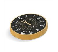 OH YEAH - 20 pezzi - Tovagliolo di carta usa e getta Capodanno Happy New Year - 33 x 33 cm - Piatti, bicchieri, tovaglioli - Decorazione tavolo fine anno - Forma orologio - Festa Natale elegante