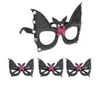 OH YEAH - 3 Occhiali Halloween per bambini a forma di pipistrello - Accessori divertenti per costumi, feste e fotografia - Decorazione Evento - Photocall Halloween - Occhiali divertenti per