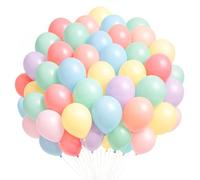 OH YEAH - 50 pezzi - Set Palloncini in lattice multicolore pastello - Ø 23 cm - Palloncini di compleanno - Decorazione Comunione e Baby Shower - Set Deco Ambiente Festa ed Eventi - Adatto per HELIO