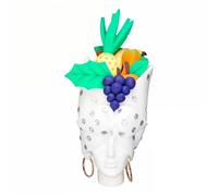 OH YEAH - Cappello in Foam Giganti Carmen Miranda Frutta - 59 cm di altezza x 29 cm di lunghezza - Accessori Originali - Hour Pazzo - Costumi - Matrimoni - Eventi a tema - PELUCAS FOAM GRANDES
