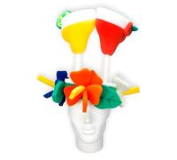 OH YEAH - Cappello in Foam Giganti con Coppe Cocktail - 40 cm di altezza x 45 cm di lunghezza - Accessori Originali - Hora Pazza - Costumi - Matrimoni - Eventi a tema - PELUCAS FOAM GRANDES