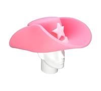 OH YEAH - Cappello in Foam Giganti Cowboy Rosa - 17 cm di altezza x 45 cm di lunghezza - Accessori Originali - Hour Pazzo - Costumi - Matrimoni - Eventi a tema - PELUCAS FOAM GRANDES