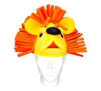 OH YEAH - Cappello in Foam Giganti Leone - 30 cm di altezza x 29 cm di lunghezza - Accessori Originali - Hora Pazza - Costumi - Matrimoni - Eventi a tema - PELUCAS FOAM GRANDES