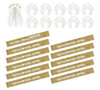 OH YEAH - Kit Addio al nubilato Sposa e Amici - Fasce e Fasce - Accessori Addio Single - Team Bride - Fascia Bride To Be con Velo - Fasce Fiori Bianchi (Oro, Sposa + 10 amiche)