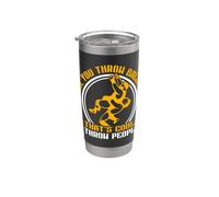 Oh You Throw Balls That's Cool I Throw People Bicchiere termico in acciaio inox doppia parete