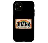 Ohana Hawaiian Family Tee Retro Hawaii Targa Arcobaleno Custodia per iPhone 11