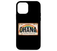 Ohana Hawaiian Family Tee Retro Hawaii Targa Arcobaleno Custodia per iPhone 12 mini