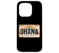 Ohana Hawaiian Family Tee Retro Hawaii Targa Arcobaleno Custodia per iPhone 15 Pro