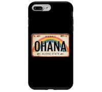 Ohana Hawaiian Family Tee Retro Hawaii Targa Arcobaleno Custodia per iPhone 7 Plus/8 Plus
