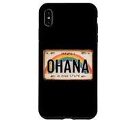 Ohana Hawaiian Family Tee Retro Hawaii Targa Arcobaleno Custodia per iPhone XS Max