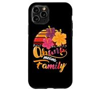 Ohana Means Family Hawaii 70s Retro Vintage Hawaii Regali Hawaii Custodia per iPhone 11 Pro