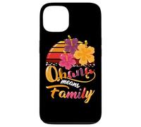 Ohana Means Family Hawaii 70s Retro Vintage Hawaii Regali Hawaii Custodia per iPhone 13