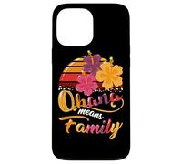 Ohana Means Family Hawaii 70s Retro Vintage Hawaii Regali Hawaii Custodia per iPhone 13 Pro Max