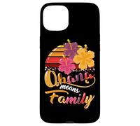 Ohana Means Family Hawaii 70s Retro Vintage Hawaii Regali Hawaii Custodia per iPhone 15 Plus