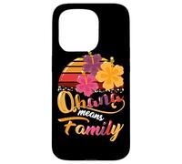 Ohana Means Family Hawaii 70s Retro Vintage Hawaii Regali Hawaii Custodia per iPhone 15 Pro