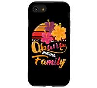 Ohana Means Family Hawaii 70s Retro Vintage Hawaii Regali Hawaii Custodia per iPhone SE (2020) / 7/8
