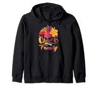 Ohana Means Family Hawaii 70s Retro Vintage Hawaii Regali Hawaii Felpa con Cappuccio