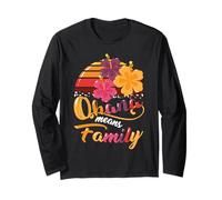 Ohana Means Family Hawaii 70s Retro Vintage Hawaii Regali Hawaii Maglia a Manica