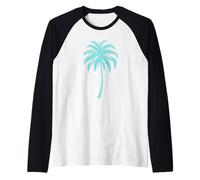 Ohana Means Family Hawaii Palme Estate Beach Maglia con Maniche Raglan