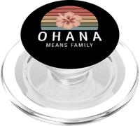 Ohana significa ibisco al tramonto hawaiano della famiglia PopSockets PopGrip per MagSafe