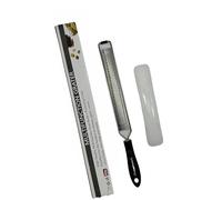 OhanaBeach®Grattugia manuale in acciaio inox, resistente alla ruggine e alla corrosione, lavabile in lavastoviglie.grattugia formaggio.grattugia carote.spargi formaggio grattugiato.grattugia mela