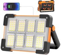 OHAYORI Faro LED Ricaricabile Faretto a Batteria Faretto LED Portatile USB 4