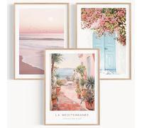 OHBIMA® Set Di Poster Da Parete quadri moderni soggiorno decorazioni camera da letto quadro astratto moderno stampe moderne wall art elegante arte astratta contemporanea (Senza Cornice - 30x40cm)