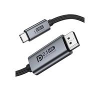 OHBUYAGN Cavo bidirezionale da USB C a DisplayPort 2.1, video 16K a 60Hz | Cavo da DisplayPort 2.1 a USB C, da USB C a DP per monitor portatile, MacBook Pro/Air, laptop, PC, scheda grafica