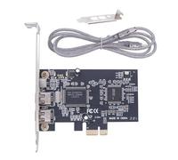 OHCI 1.1 DV per scheda di espansione FireWire a 3 porte per x1 a IEEE 1394a, adattatore DV per videocamera, con 2 porte a 6 pin e 1 a 4 pin per Canon per Sony Panasonic, per Windows 10/8/7/Vista/XP