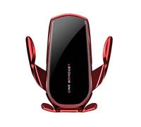 ohfruit Supporto per telefono per auto, supporto universale a induzione a gravità, supporto universale, supporto regolabile per presa d'aria per auto, rosso