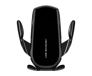 ohfruit Supporto per telefono per auto, supporto universale a induzione a gravità, supporto universale, supporto regolabile per presa d'aria per auto, nero