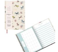 Ohh Deer Agenda 2026 Cath Kidston BIllie and Friends, copertina in tessuto, formato A6, visualizzazione settimanale con planner mensile