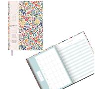 Ohh Deer Diario 2026 Cath Kidston Floral Ditsy Design - Agenda A6 rilegata in tessuto, visualizzazione settimanale con planner mensile