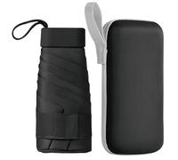 OHHXGK Mini Ombrello Tascabile Pieghevole a 6 Costole, UPF>50+ per Uomo e Donna