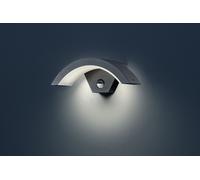 OHIO APPLIQUE LED 7,5 W 800 lm, 3.000 K ALLUMINIO ARCO CON SENSORE GRIGIO 20X30CM