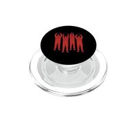 Ohio Bigfoot Sasquatch Cryptid Minimalist Illustration PopSockets PopGrip per MagSafe