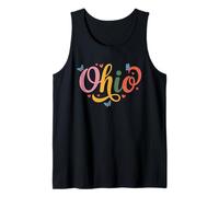 Ohio Butterfly Script Cute Girl State Pride, Women & Kids Canotta