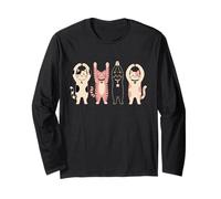 Ohio Cats Cute Pet Lover Playful Feline Graphic Maglia a Manica